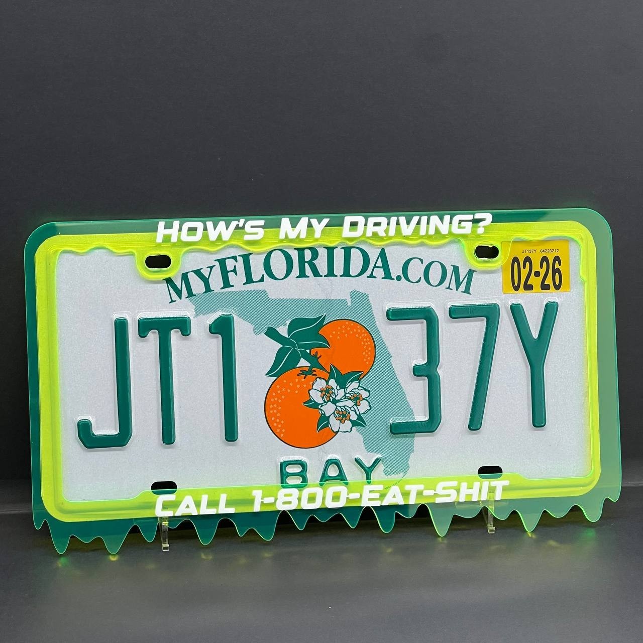 HOW'S MY DRIVING License Plate Frame Cover – Car Tag Frame for Truck SUV Car