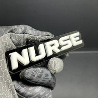 1PC NURSE Emblem – Acrylic Tailgate or Fender Badge for Car, SUV, Truck