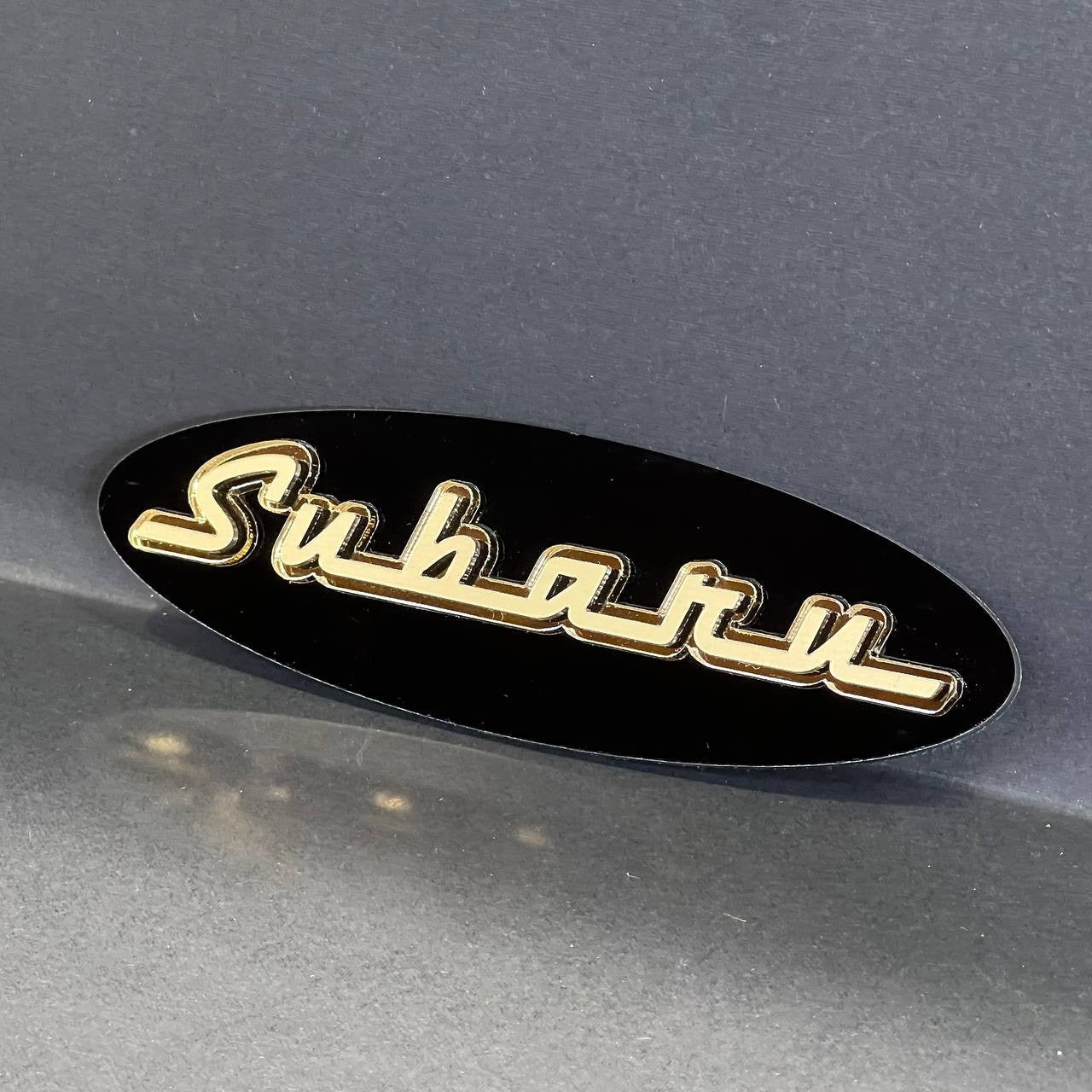 1PC Subaru 3D Emblem – Exterior Fender or Trunk Badge for Subaru Vehicles