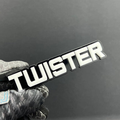 1x TWISTER 3D Acrylic Emblem – Custom Multicolor Car, Truck & SUV Exterior Badge