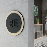 House Number Plaques House Door Number Signs Matt Personalised Address Plaques