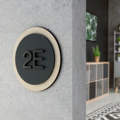 House Number Plaques House Door Number Signs Matt Personalised Address Plaques