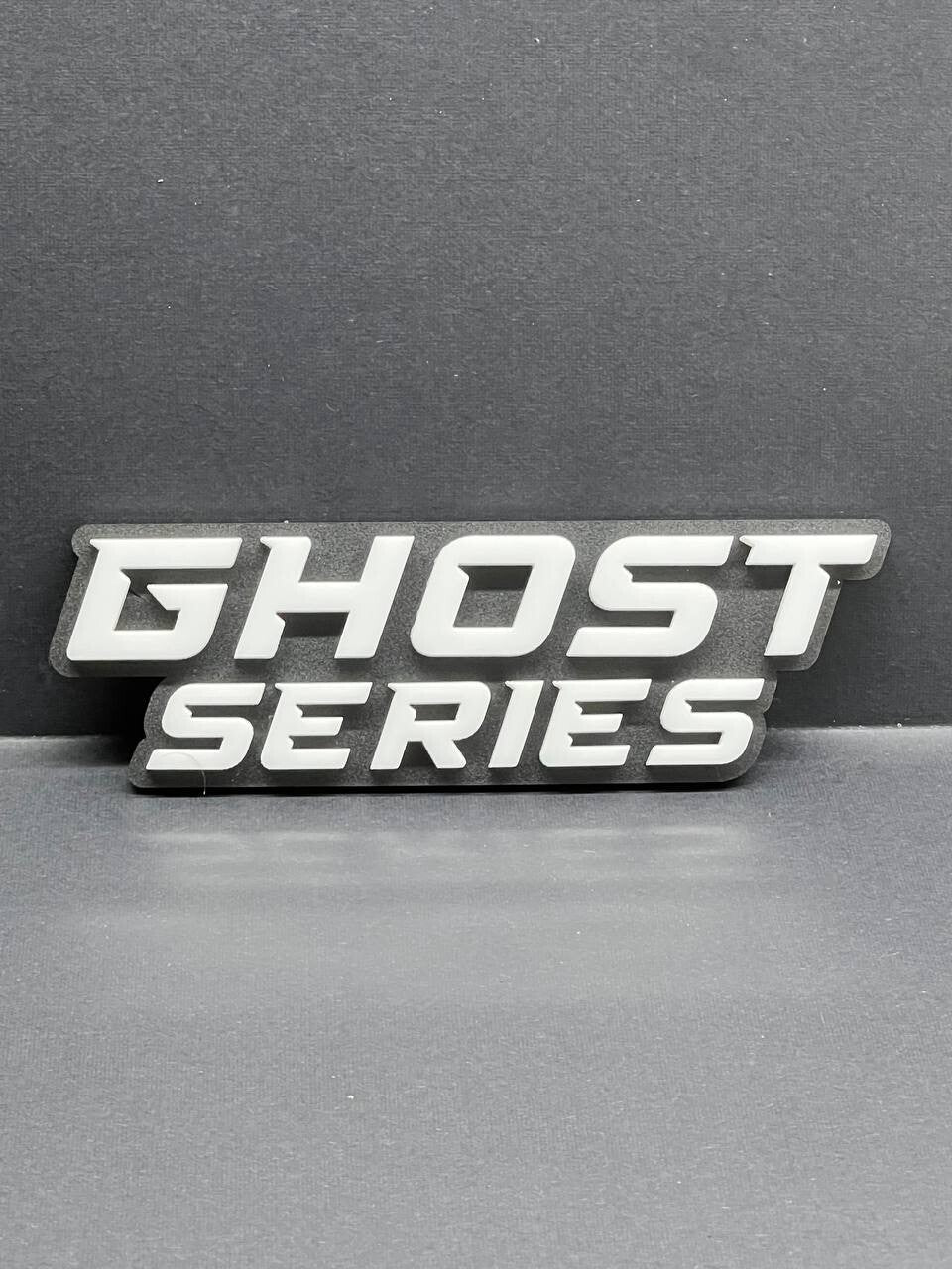 2pcs GHOST SERIES Emblem Car Side Fender Grill Trunk Badge Sticker Decal