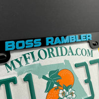 BOSS RAMBLER License Plate Frame Cover – Car Tag Frame for Truck SUV Car