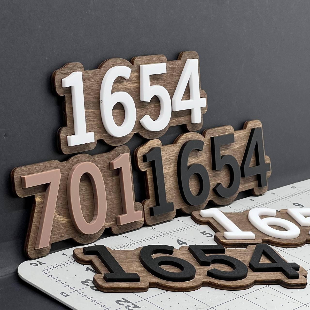Custom Door Sign Numbers – 3D House Address Plaque Acrylic Home Number Sign