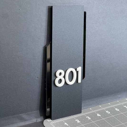 Custom House Number Sign – Personalized Multicolor Address Plaque for Door