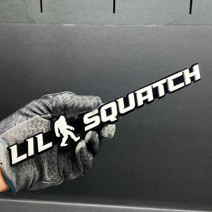 1pc LIL SQUATCH 3D Emblem – Custom Multicolor Acrylic Badge for Car, Truck & SUV