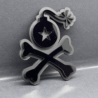 1pc Stangl Bomb Multicolor 3D Car Badge – Easy Install Acrylic Trunk & Fender