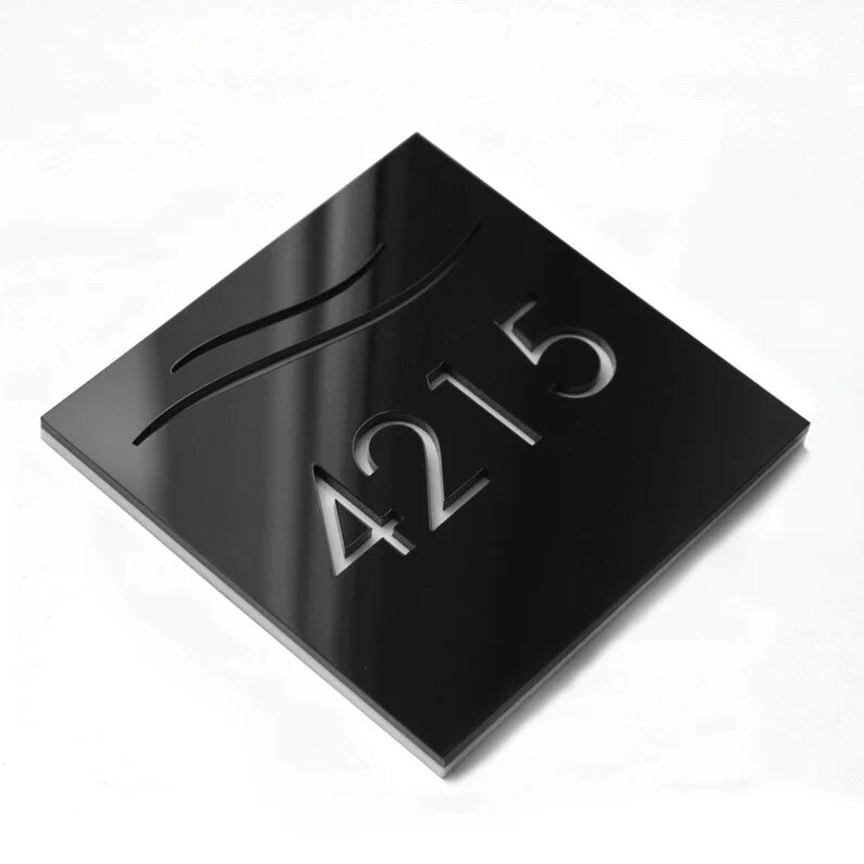 Personalised Address Plaques House Door Number Signs House Number Plaques Matt