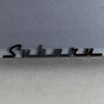 1PC Subaru Black Emblem – 3D Acrylic Fender or Trunk Badge for Subaru Models