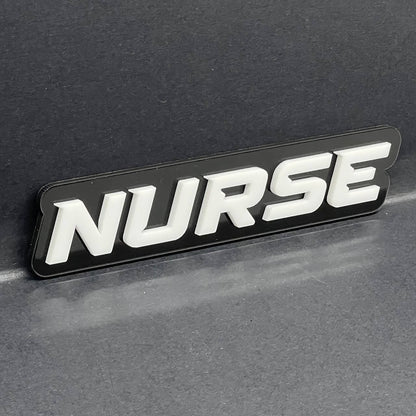 1PC NURSE Emblem – Acrylic Tailgate or Fender Badge for Car, SUV, Truck