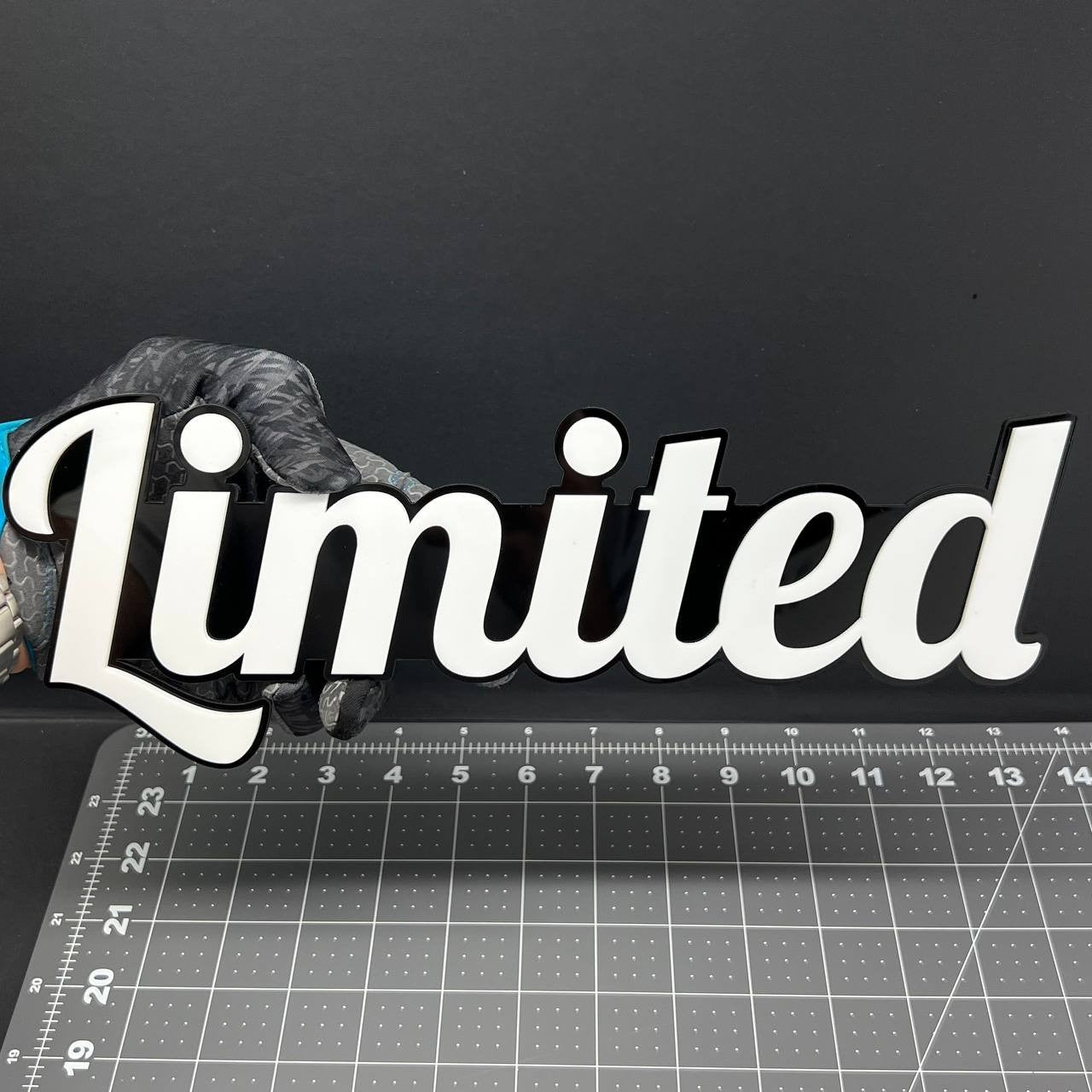 1PC LIMITED 3D Acrylic Emblem Badge for Car SUV or Truck – Fender/Tailgate