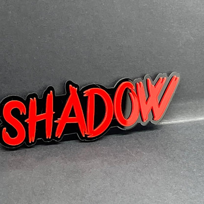 1PC SHADOW Emblem – 3D Acrylic Tailgate Badge Decal for Car Truck SUV