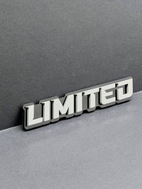LIMITED Emblem Car/Truck, (2) BADGES, Fender Emblem  Agressive Raging