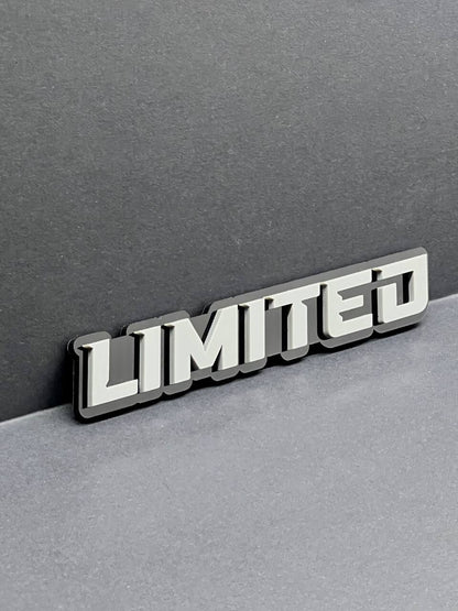 LIMITED Emblem Car/Truck, (2) BADGES, Fender Emblem  Agressive Raging