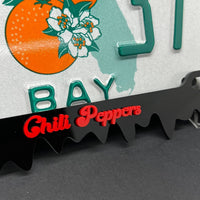 Red Hot Chili Peppers Black License Plate Frame Cover, Frame, Car Frame
