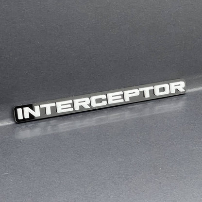 1PC INTERCEPTOR Emblem Custom Fender or Tailgate Badge for Car, SUV, or Truck