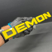 1pcs DEMON Emblem Car Badges 3D Sticker DEMON Decal Multicolor