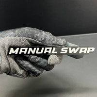 1PC MANUAL SWAP Emblem –  3D Acrylic Fender or Tailgate Badge for Car