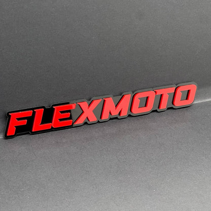 1PC FLEXMOTO Emblem – 3D Acrylic Tailgate or Fender Badge for Truck SUV Car