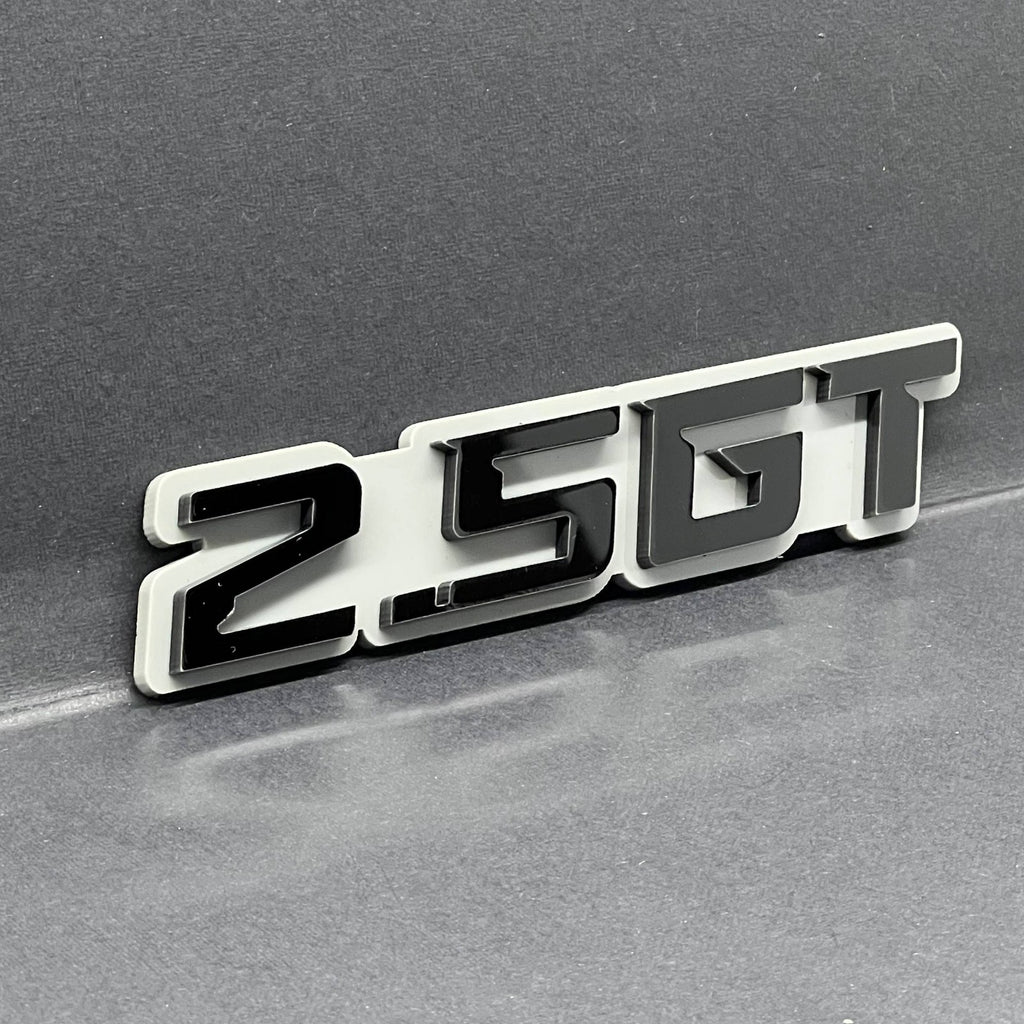 2.5 GT Multicolor 3D Emblem – Durable Acrylic Badge for SUBARU Vehicles