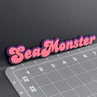 1PC SeaMonster Emblem – 3D Acrylic Tailgate Badge Decal for Car, Truck, SUV