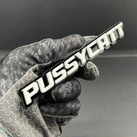 1PC PUSSYCATT Emblem – 3D Acrylic Tailgate or Fender Badge for Truck SUV Car