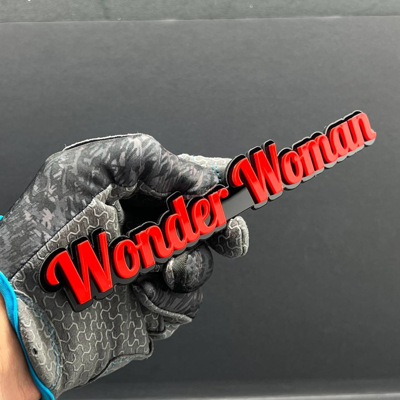 Wonder Woman 3D Emblem – Custom Acrylic Car, Truck & SUV Badge 1pcs