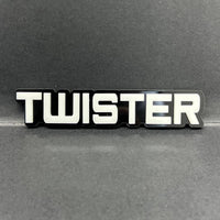 1x TWISTER 3D Acrylic Emblem – Custom Multicolor Car, Truck & SUV Exterior Badge