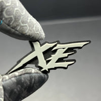1pc XE Multicolor 3D Car Emblem – Durable Acrylic Fender & Trunk Decal