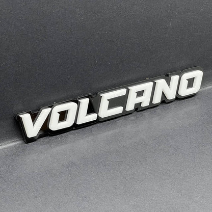 1PCS VOLCANO Emblem – 3D Multicolor Acrylic Car, Truck & SUV Badge Decal