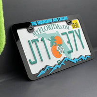 The Mountains Are Calling License Plate Frame – Car Tag Holder for SUV, Truck