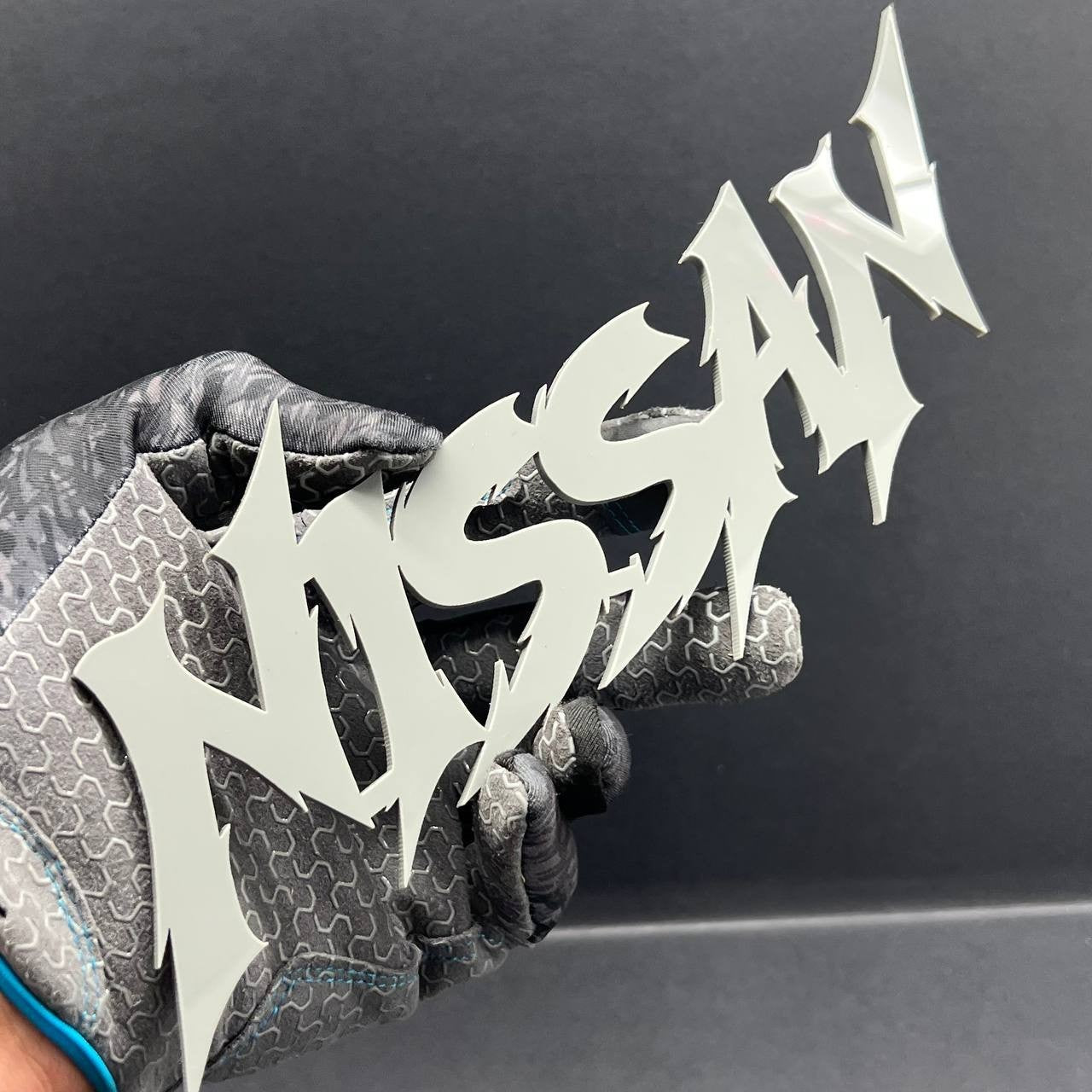 1PC Nissan Emblem – Multicolor Acrylic Car Exterior Fender Tailgate Badge Sticke