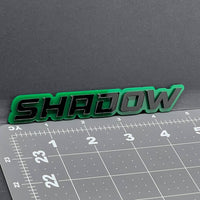 1PC SHADOW Emblem – 3D Acrylic Tailgate Badge Decal for Car, Truck, SUV