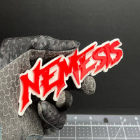1PC NEMESIS Emblem – 3D Acrylic Multicolor Fender or Tailgate Car Badge Decal