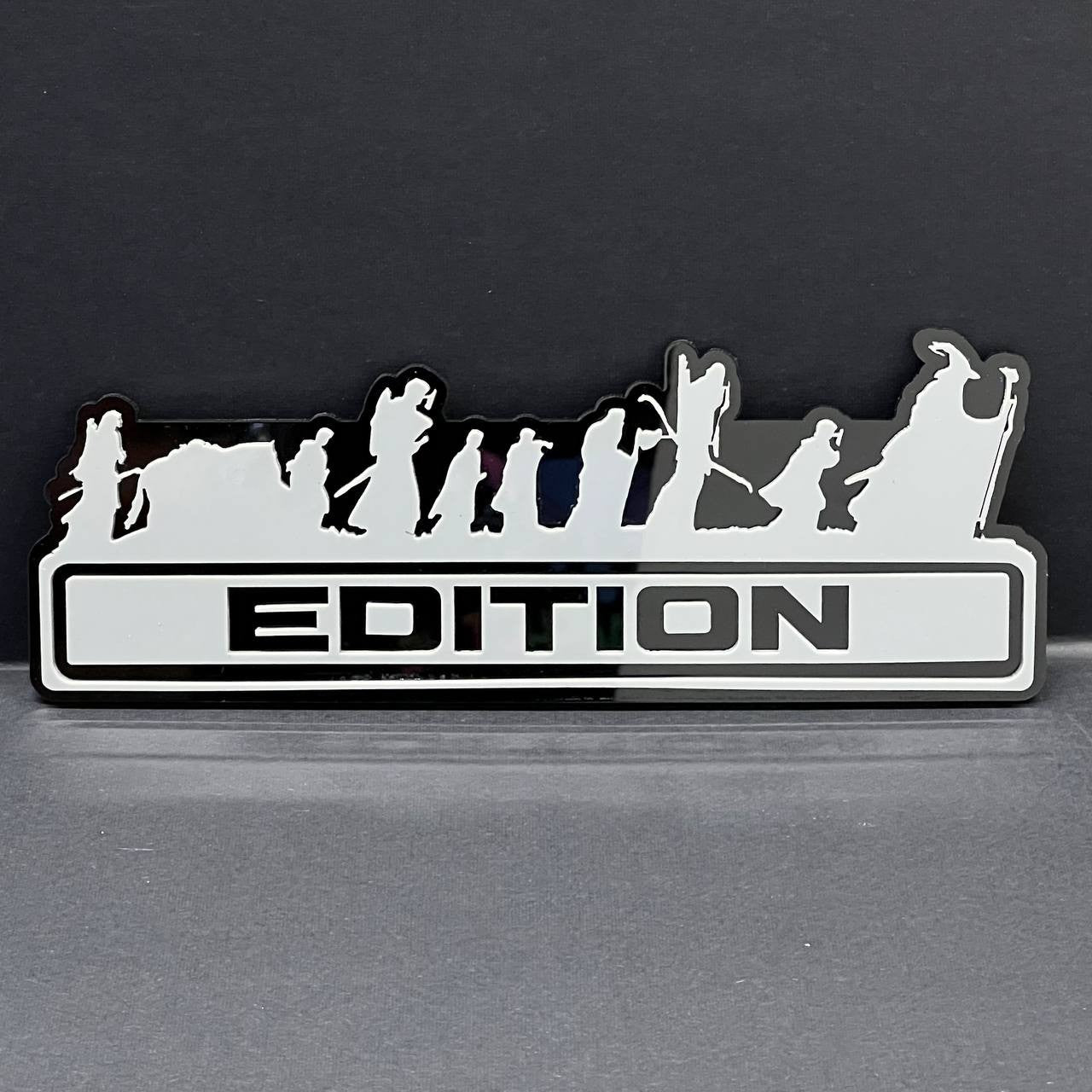 1PC LOTR Grey Edition Emblem Car Badges Badass 3D Sticker LOTR  Decal Multicolor