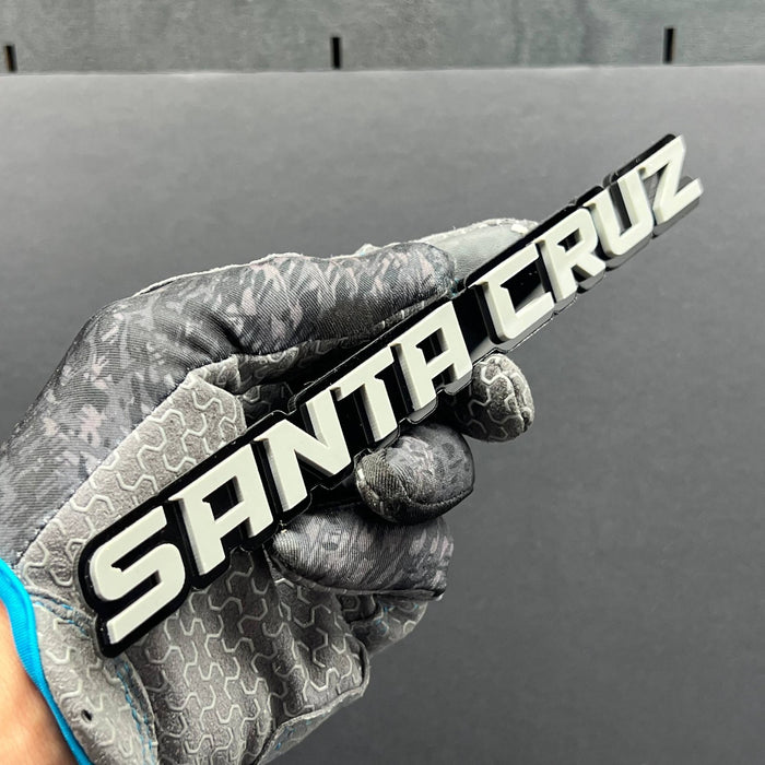 1PC SANTA CRUZ Emblem – Custom 3D Acrylic Fender & Tailgate Car Badge