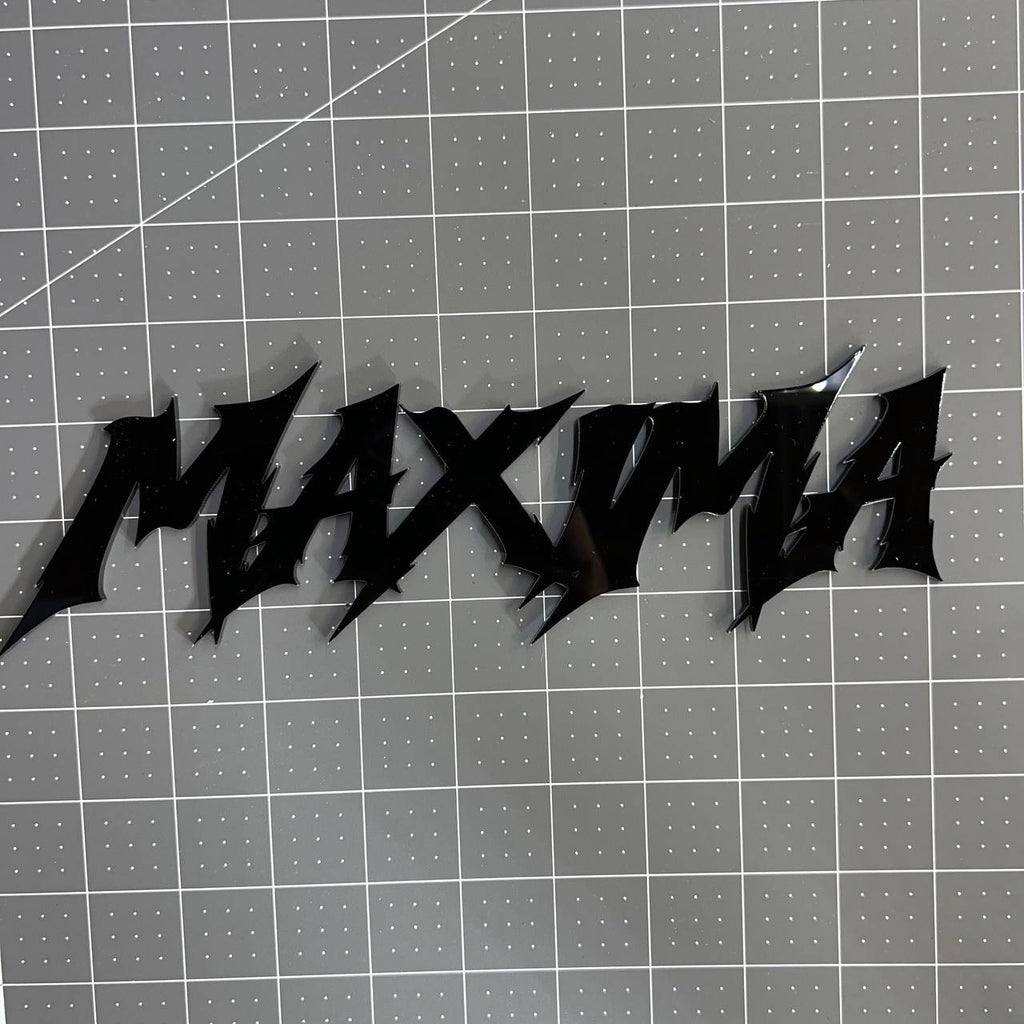 1PC MAXIMA Emblem – 3D Multicolor Acrylic Car Badge Decal Fits Nissan Maxima