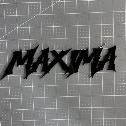 1PC MAXIMA Emblem – 3D Multicolor Acrylic Car Badge Decal Fits Nissan Maxima