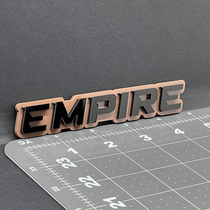 1PC EMPIRE Emblem – Multicolor 3D Acrylic Fender or Tailgate Car Badge Decal