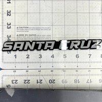 1PC SANTA CRUZ Emblem – Custom 3D Acrylic Fender & Tailgate Car Badge