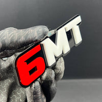 6MT 3D Emblem – Custom Multicolor Acrylic Car Exterior Badge (1PC)