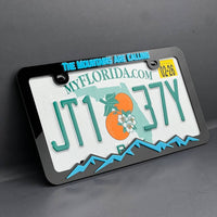 The Mountains Are Calling License Plate Frame – Car Tag Holder for SUV, Truck