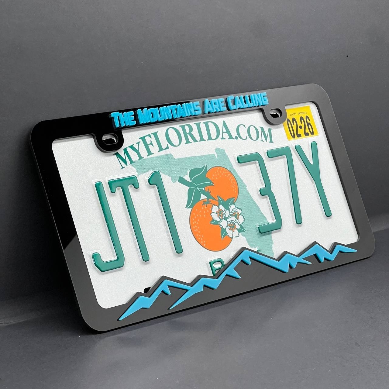 The Mountains Are Calling License Plate Frame – Car Tag Holder for SUV, Truck