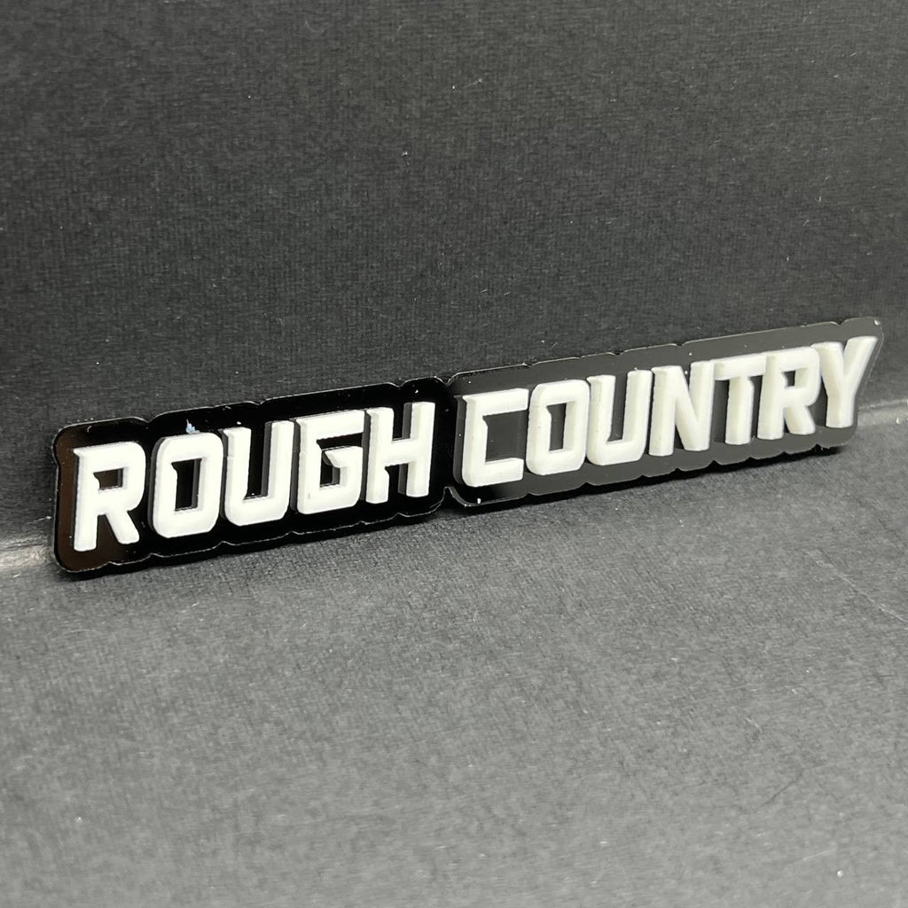 ROUGH COUNTRY 3D Emblem – Multicolor Acrylic Badge for Car, Truck & SUV  1pcs