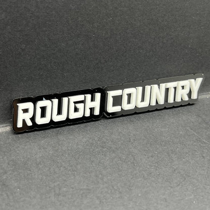 ROUGH COUNTRY 3D Emblem – Multicolor Acrylic Badge for Car, Truck & SUV  1pcs