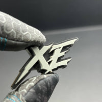 1pc XE Multicolor 3D Car Emblem – Durable Acrylic Fender & Trunk Decal