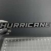 1PC HURRICANE 3D Multicolor Acrylic Emblem Badge for Car SUV or Truck