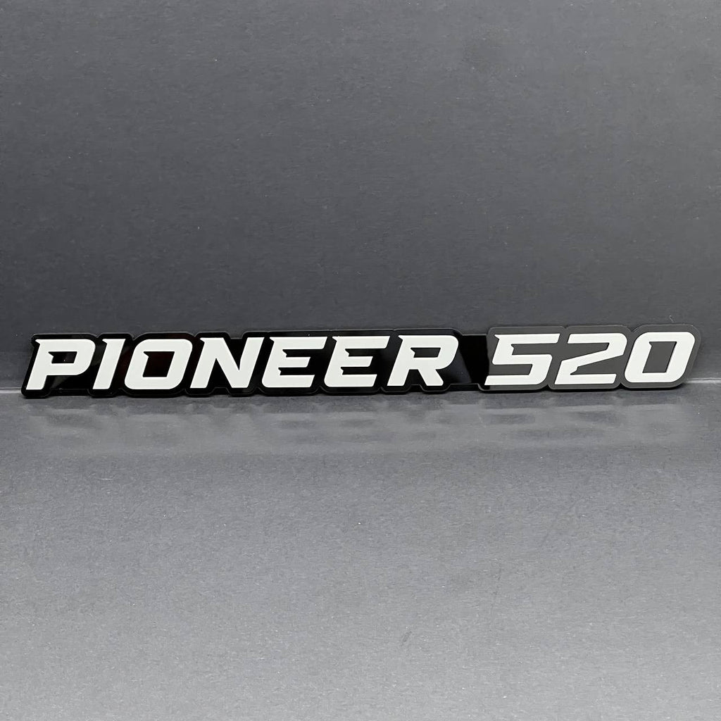 1PC PIONEER 520 Emblem –  3D Acrylic Fender or Tailgate Badge for Car
