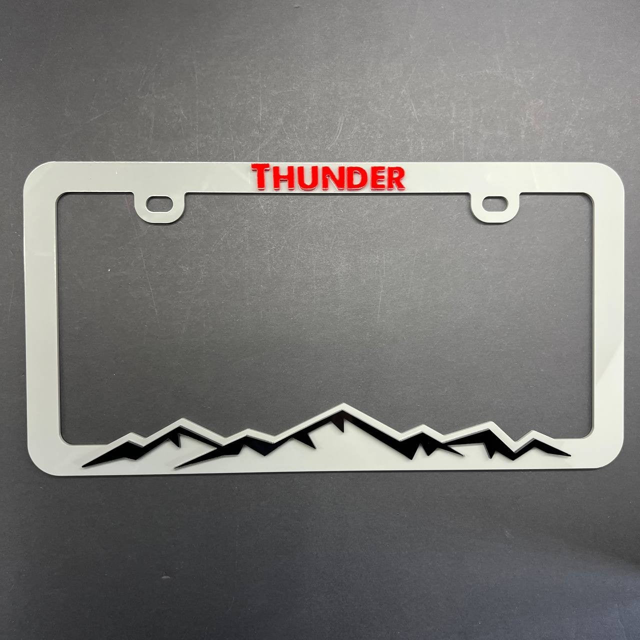 THUNDER License Plate Frame Cover – Car Tag Frame for Truck SUV Car